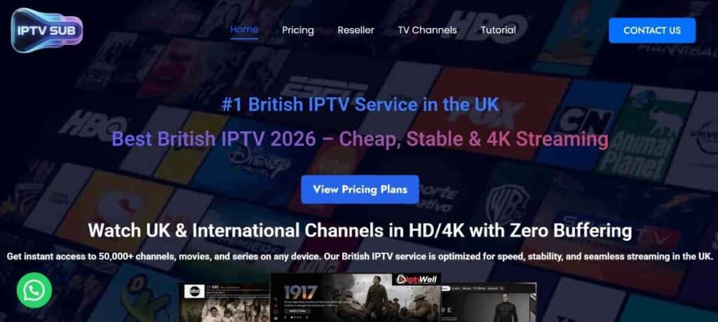 Best UK IPTV